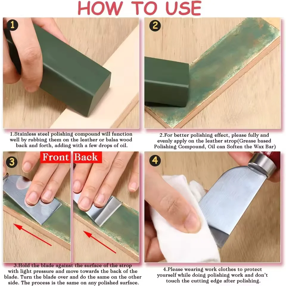 1/2pcs Green Polishing Paste Abrasive Paste Metals Polishing Wax Paste Polishing Compound Abrasive Paste