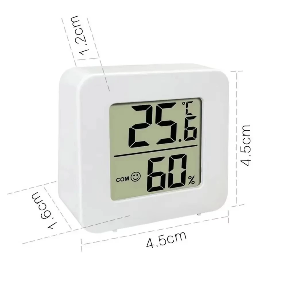 LCD Desktop Alarm Clock Transparent Calendar Weather and Digital Temperature and Humidity Display Home Appliance Smart Life