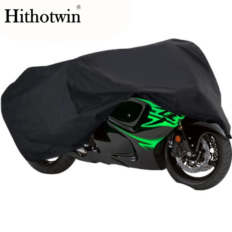 All Season Motorcycle Cover Silver Black Sun Reflective Waterproof Dustproof UV Protection for Moto Scooter M to 4XL 2025