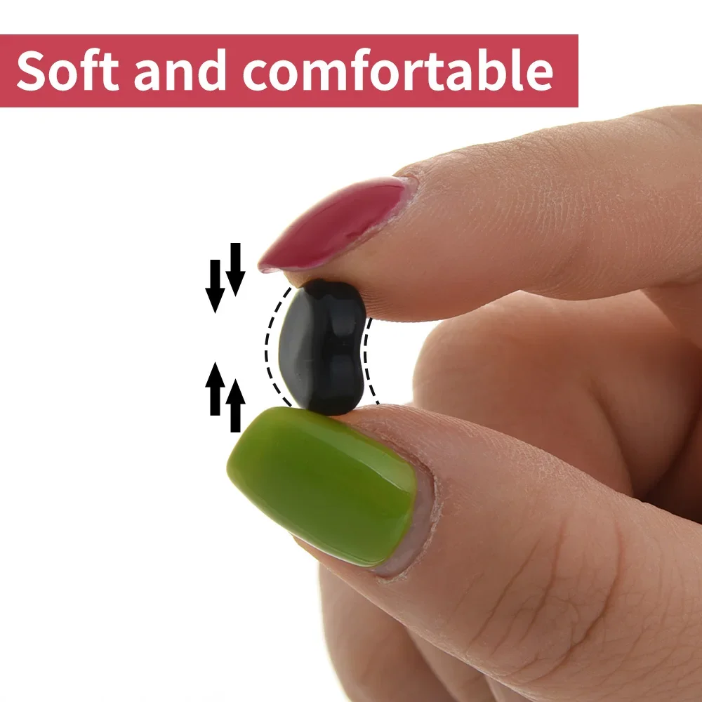 3.5 Millimeters Invisible Round Ear Hook Eyeglasses Silicone Mini Glasses Anti Slip Grip Temple Tip Accessories