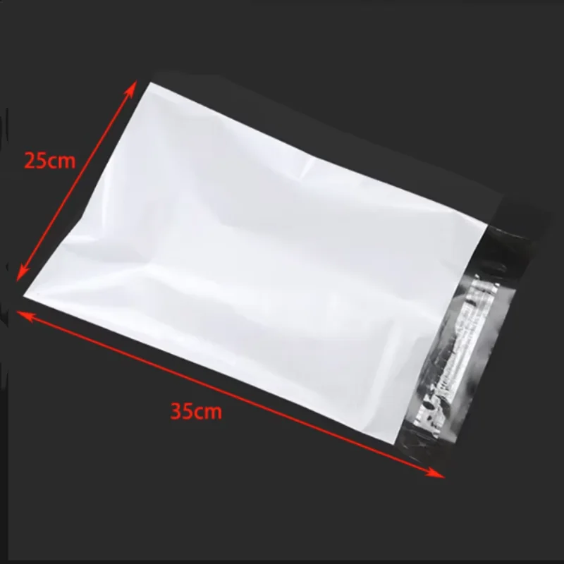 Lots White Self Adhesive Seal Courier Bags Express Mail Envelope Storage Mailing Plastic Packaging Pouch for Express Delivery