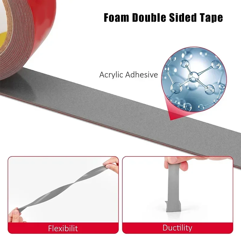 300CM Extra Strong Double Sided Tape Adhesive Car Special Tear Off Without Leaving Traces High Viscosity Mounting Fixing Sticky