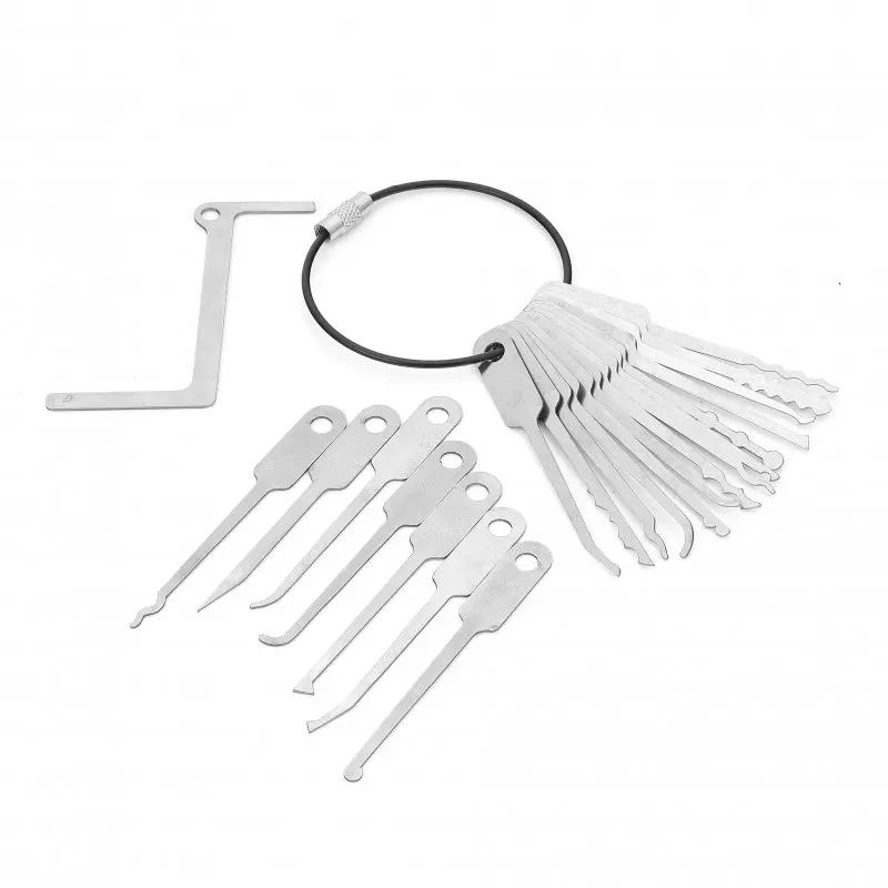 22IN1 Full Set Universal Wrench Suitable Tool Portable Tool for Unlocking Doors Use Opening Doors When Keys Are Forgotten