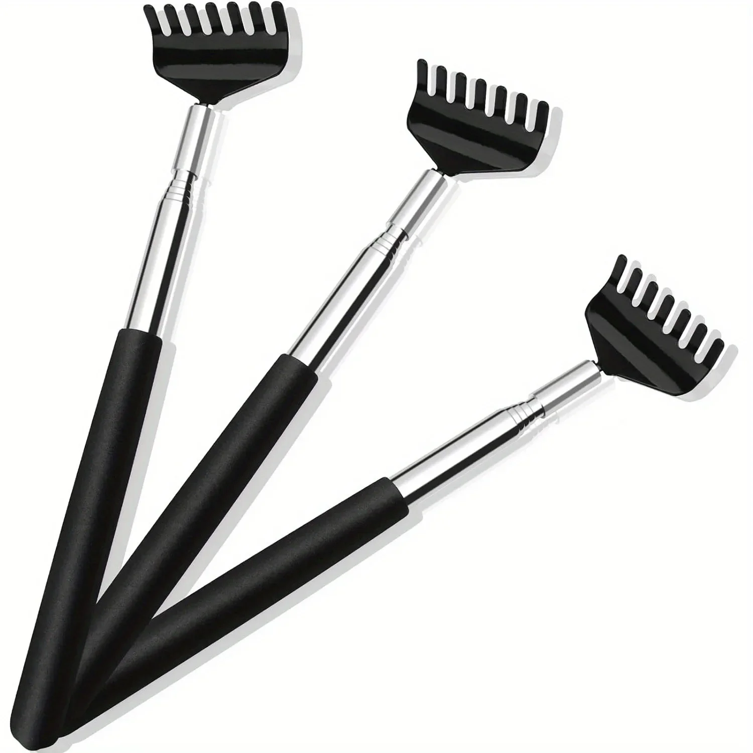 Extendable Portable Telescoping Metal Back Scratchers Hand Massager with Handles for Thanksgiving Birthday Christmas Gifts