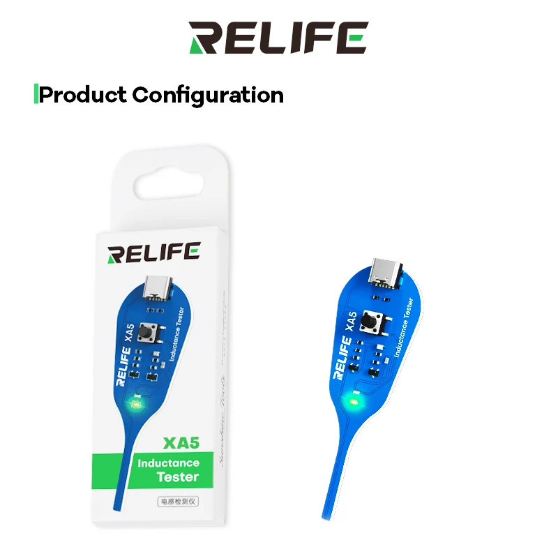 RELIFE XA5 Inductance Tester Electromagnetic Non-Contact Fault Detection Tool for Phones PCB Motherboard Repair Diagnostics