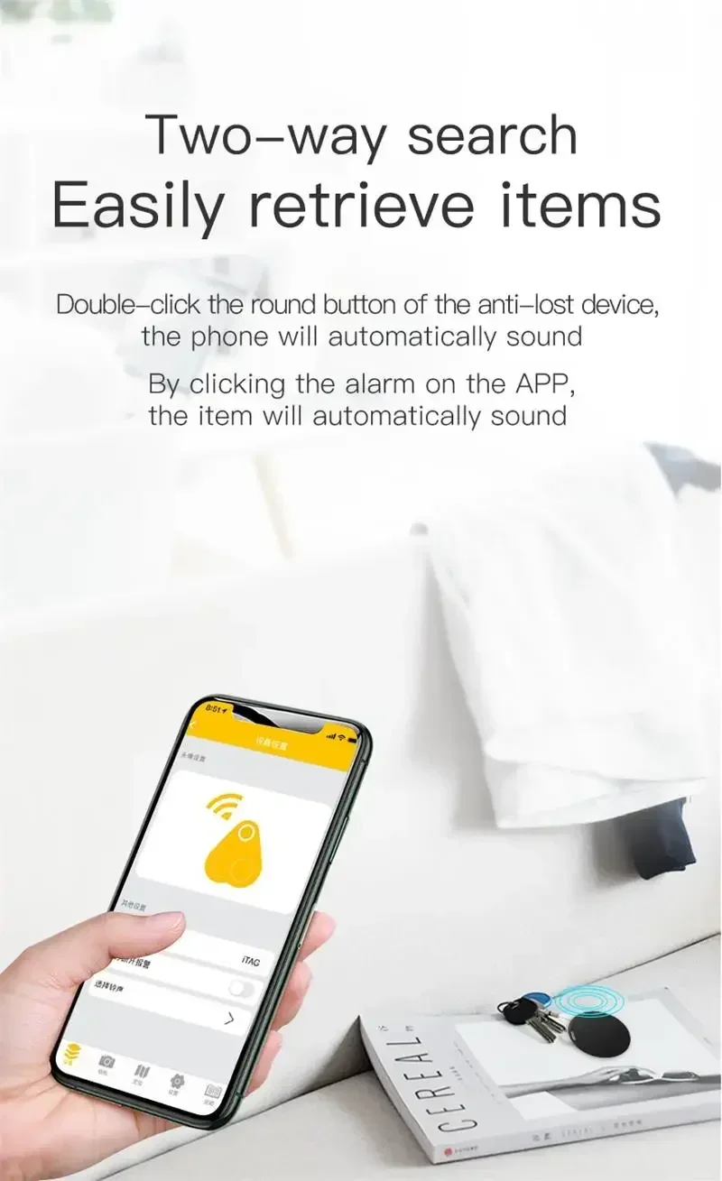 Lenovo GPS Tracker Bluetooth 5.0 Anti-Lost GPS Mini Device Pet Elderly Kid Bag Wallet Car Tracking For IOS Android Smart Finder