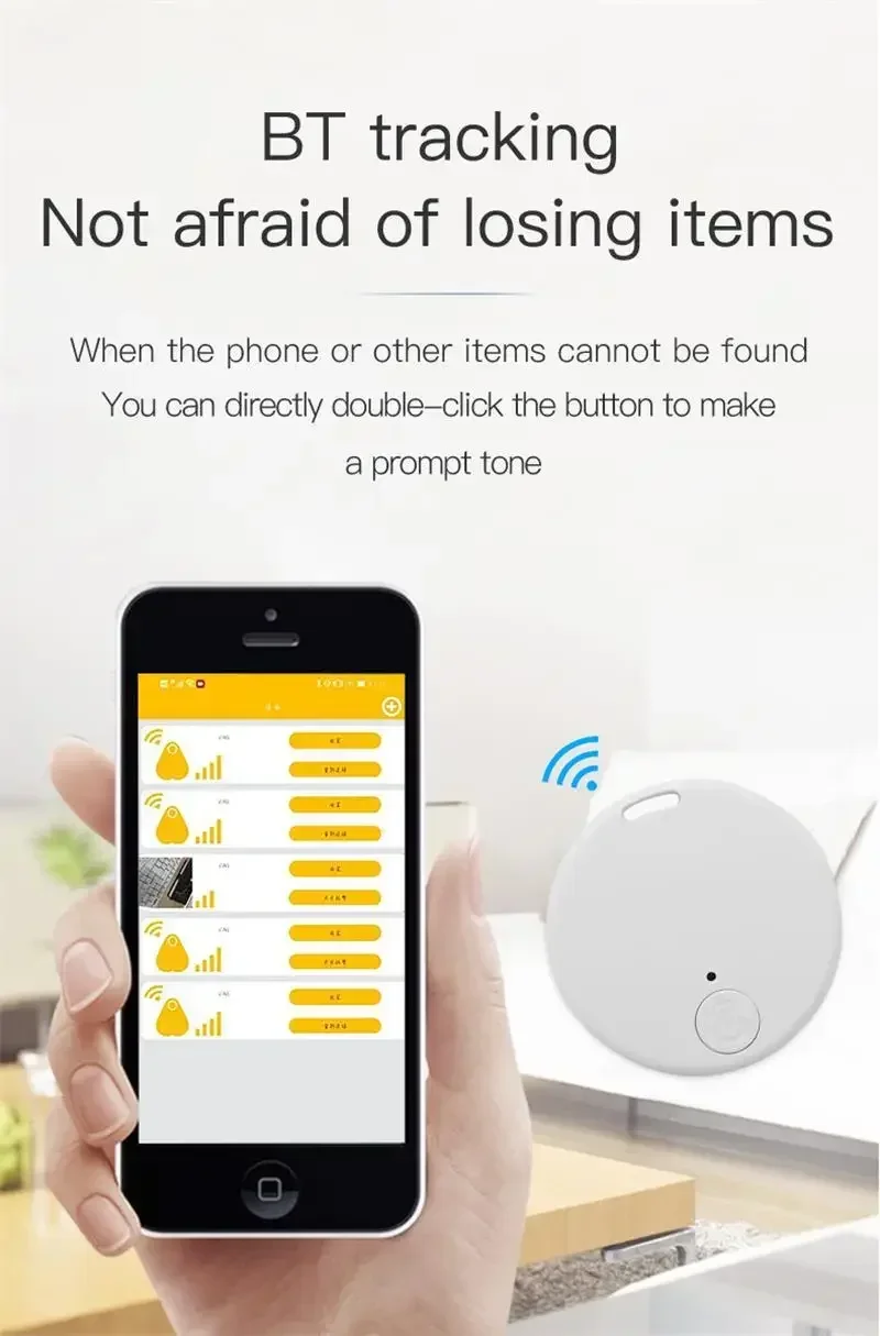 Lenovo GPS Tracker Bluetooth 5.0 Anti-Lost GPS Mini Device Pet Elderly Kid Bag Wallet Car Tracking For IOS Android Smart Finder