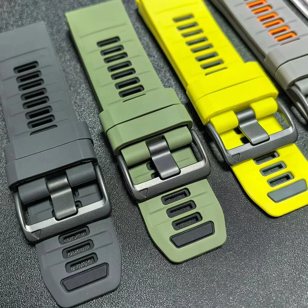 Sport Silicone Strap for Garmin Fenix 8 Pro 47mm 51mm E 7 7X/Epix Pro/6 6X/Enduro 3 Soft Bracelet 22/26mm Quickfit Official Band