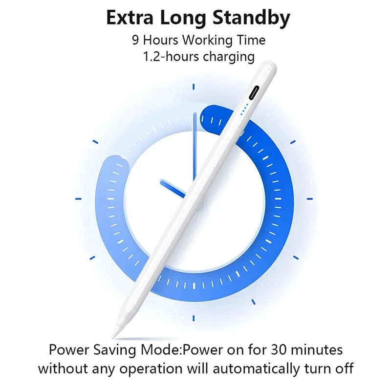 #For Apple Pencil 2 1 Palm Rejection Power Display iPad Accessories iPad 2022 2021 2020 2019 2018 Pro 11 12.9 Air Mini Stylus Pe