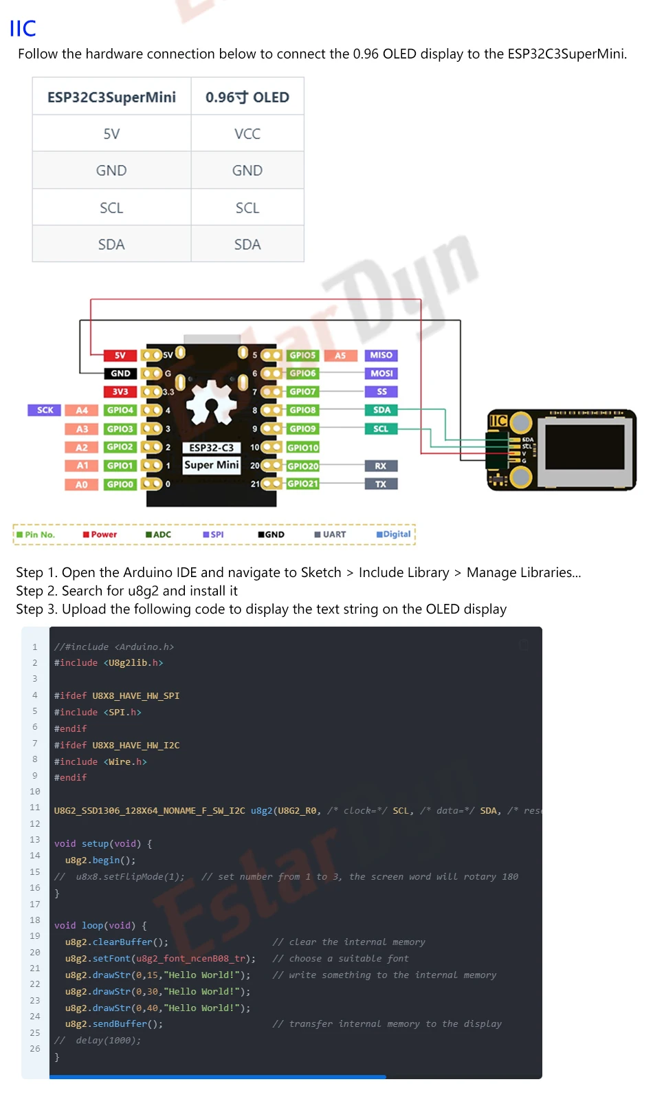 ESP32-C3 MINI Development Board ESP32 SuperMini Development Board ESP32-C3 Development Board WiFi Bluetooth Expansion Board