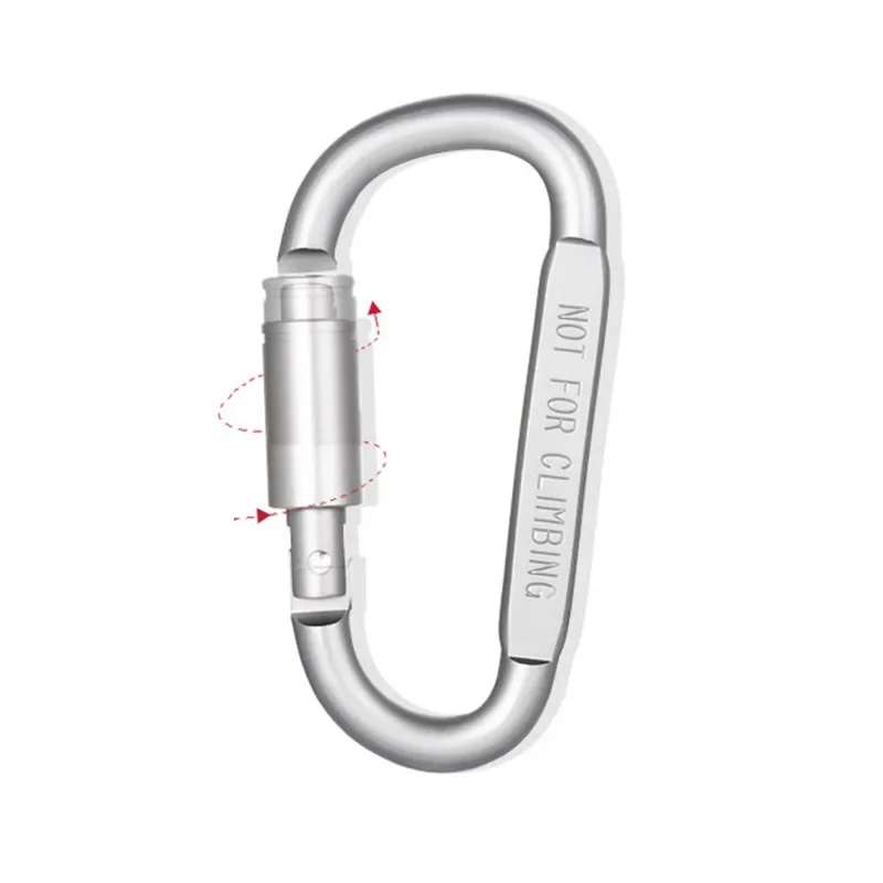 4-6PCS Carabiner Set For Key Camping Survival EDC Outdoor Keychain Clip Alloy Aluminum Tactical Caribiner Hook Karabiners