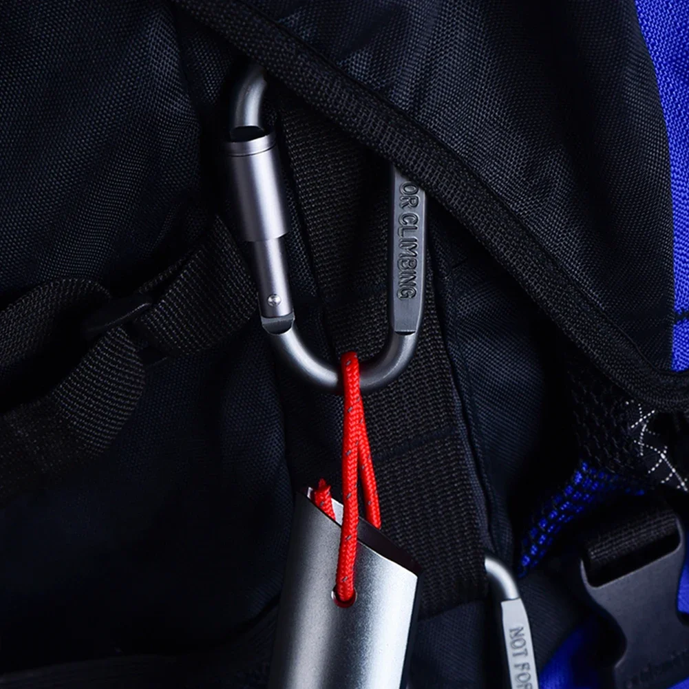 4-6PCS Carabiner Set For Key Camping Survival EDC Outdoor Keychain Clip Alloy Aluminum Tactical Caribiner Hook Karabiners