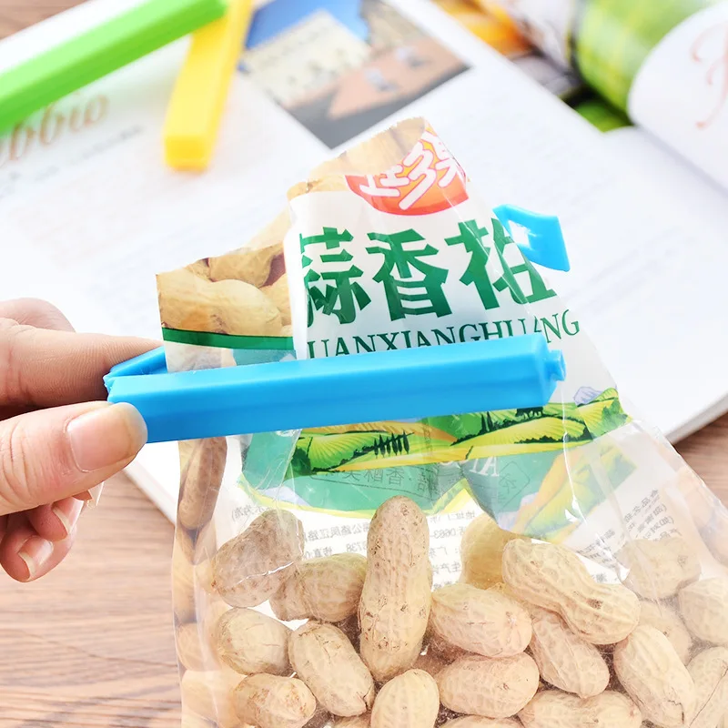 5-30pcs Colorful Sealing Clips Moisture-Proof Fresh-Keeping Snack Bag Sealer Clamp for Plastic Bags Reusable Kitchen Accessory