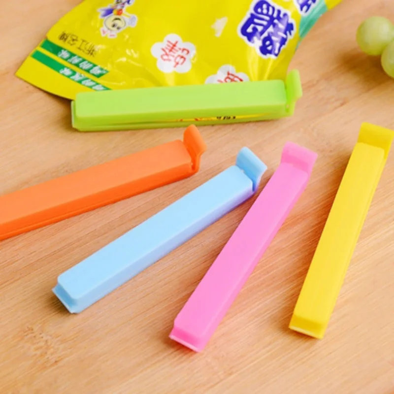 5-30pcs Colorful Sealing Clips Moisture-Proof Fresh-Keeping Snack Bag Sealer Clamp for Plastic Bags Reusable Kitchen Accessory