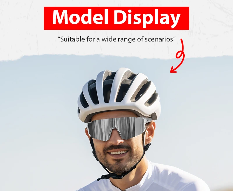 SCVCN New Outdoor Cycling Sunglasses Men Road Driving Bike Glasses Sports Mountain Climbing Women Bicycle Cycling UV400 Goggles