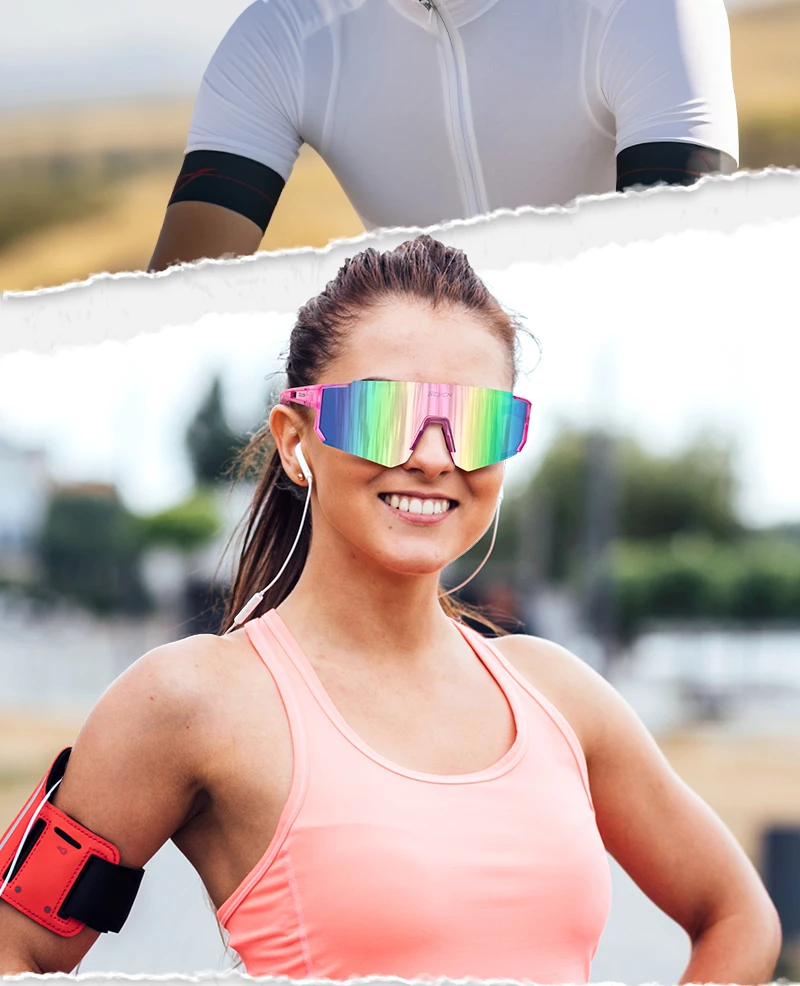 SCVCN New Outdoor Cycling Sunglasses Men Road Driving Bike Glasses Sports Mountain Climbing Women Bicycle Cycling UV400 Goggles
