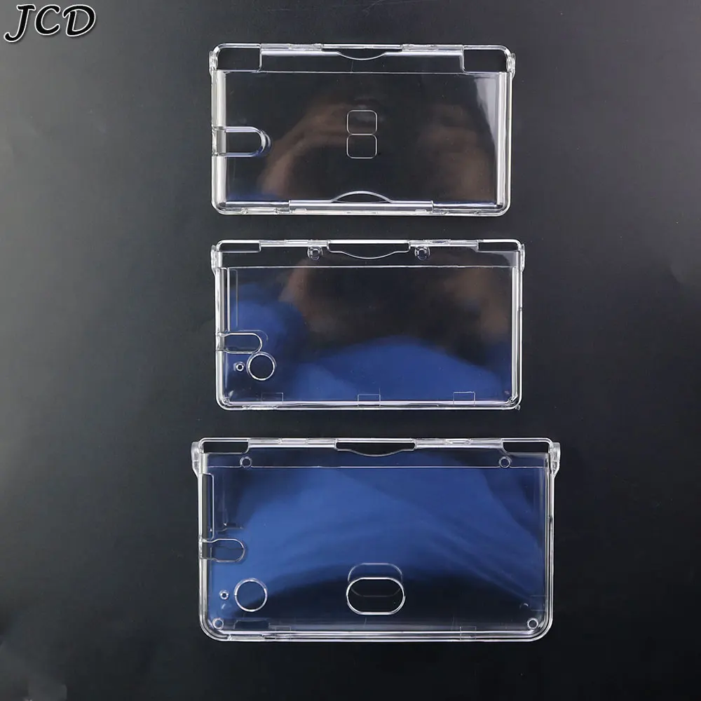 JCD Plastic Clear Crystal Protective Hard Shell Skin Case Cover For GBA SP NDSL DSI NDSi XL 3DS XL New 3DS XL LL Console
