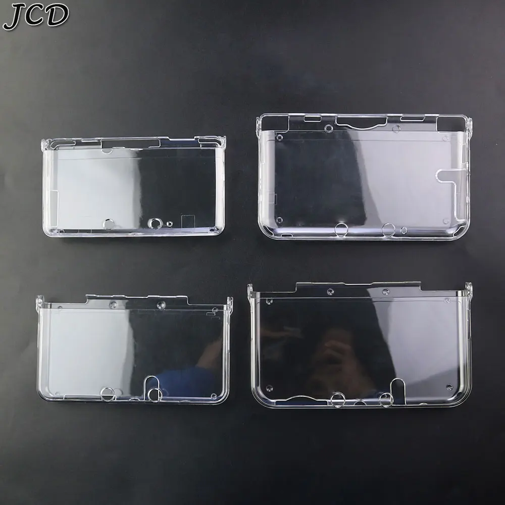 JCD Plastic Clear Crystal Protective Hard Shell Skin Case Cover For GBA SP NDSL DSI NDSi XL 3DS XL New 3DS XL LL Console