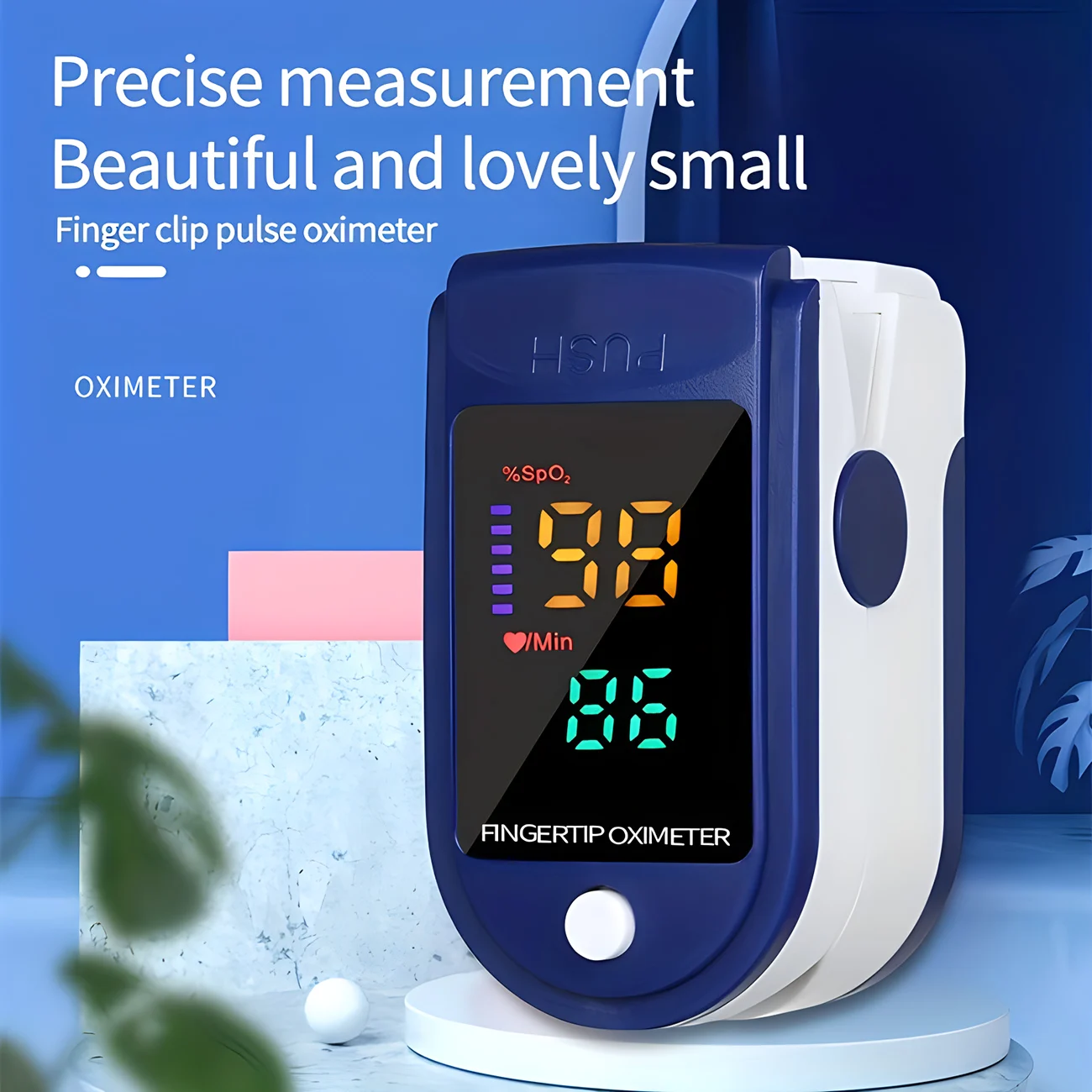 Digital Infrared Thermometer Forehead Body Non-Contact Fever Thermometers Or Medical Portable Finger Pulse Oximeter Blood Oxygen
