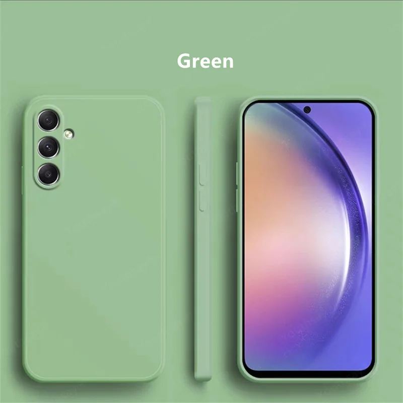 For Samsung Galaxy A16 Case Cover Samsung Galaxy A17 A16 A56 A36 A15 Funda Coque Soft Original Liquid Silicone Case Samsung A16
