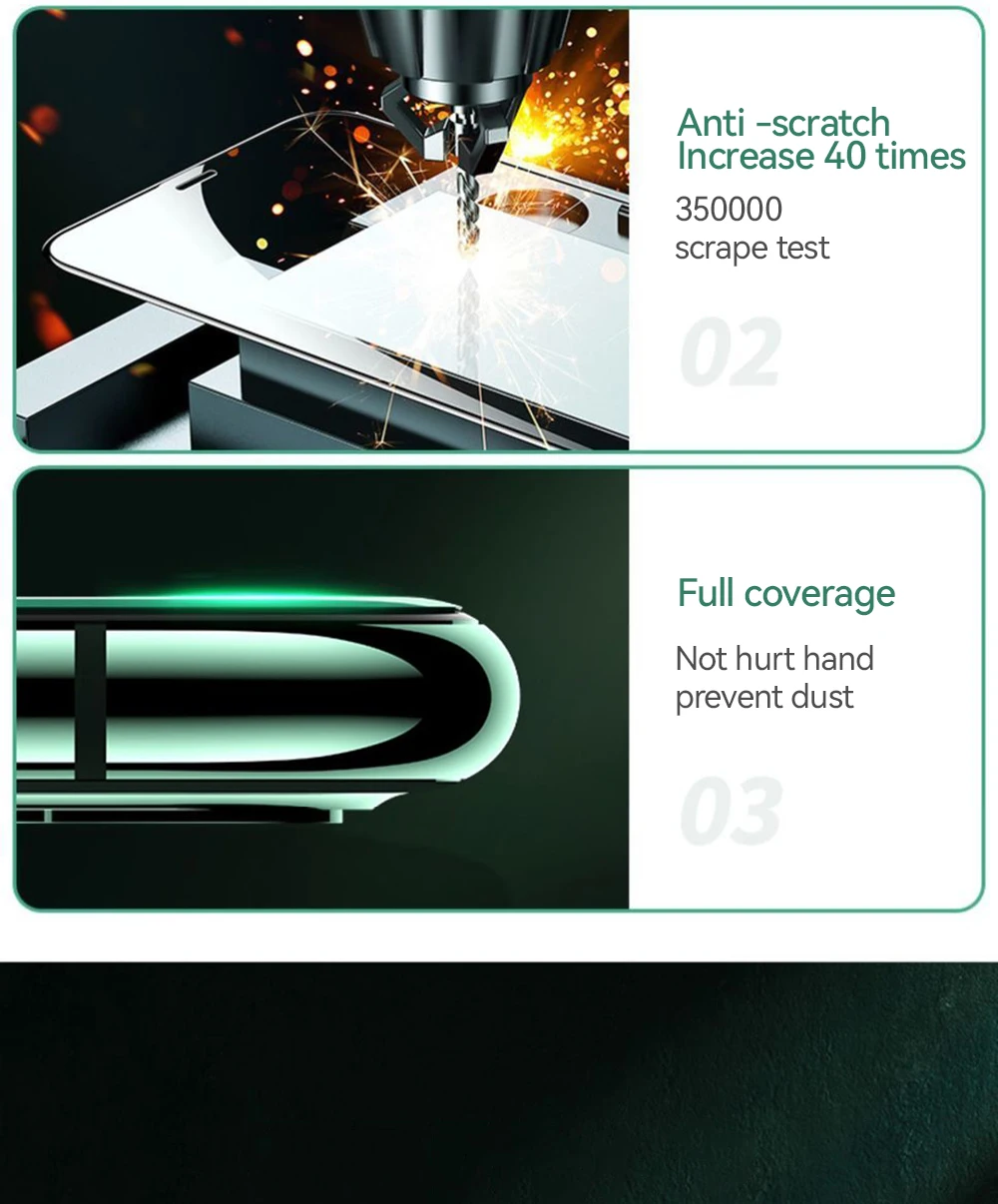 Joyroom 1/2/3pcs HD Glass Screen Protector for iPhone 18 17 16 15 14 13 Pro Max Full Screen Tempered Glass Protection for iPhone