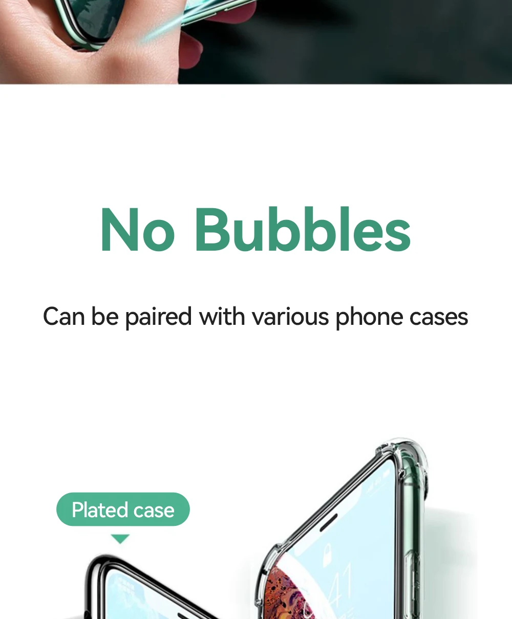 Joyroom 1/2/3pcs HD Glass Screen Protector for iPhone 18 17 16 15 14 13 Pro Max Full Screen Tempered Glass Protection for iPhone