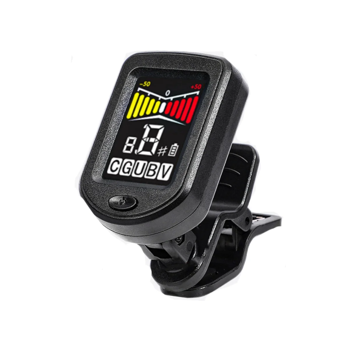 Miwayer Guitar Tuner Clip on Electronic Tuner LED Display/for Bass Ukulele Violin Mandolin All Instruments
