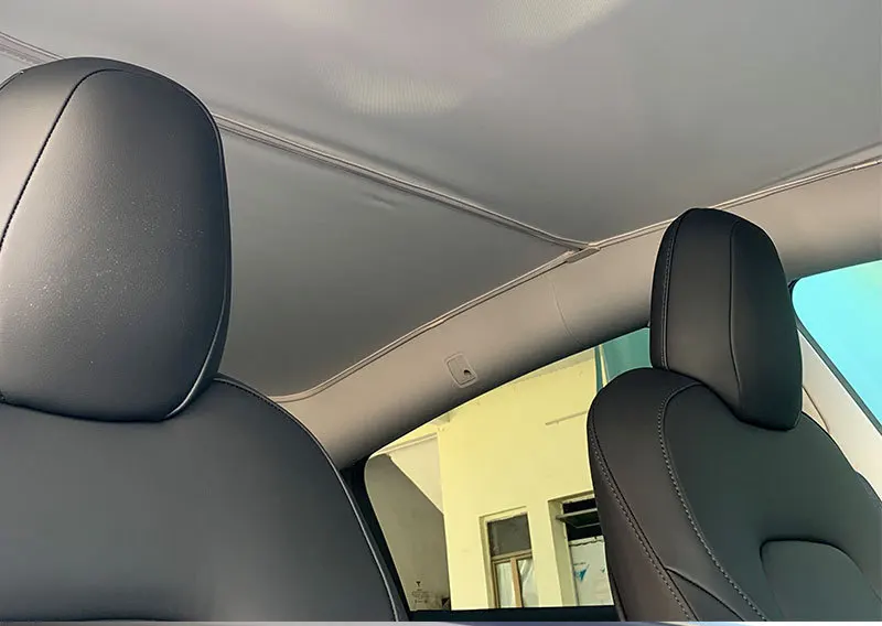Sun Shade For Tesla Model 3 Y YL Juniper Highland 2025-2020 2026 Upgrade Ice Cloth Buckle Sun Glass Front Rear Sunroof Skylight