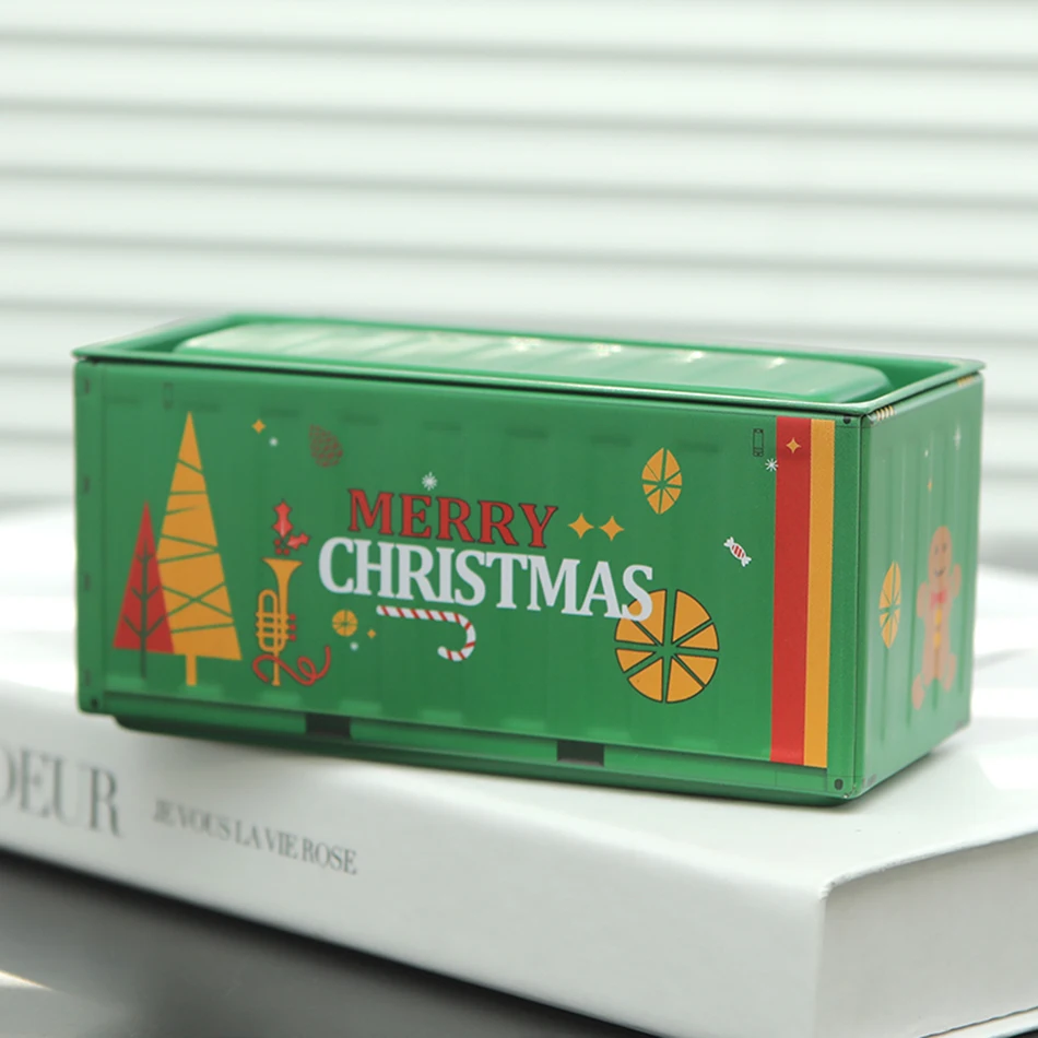 Miniature Storage Display Box Desktop Mini Container Model Mini Iron Storage Box Creative Decoration Collect Small Items Gifts