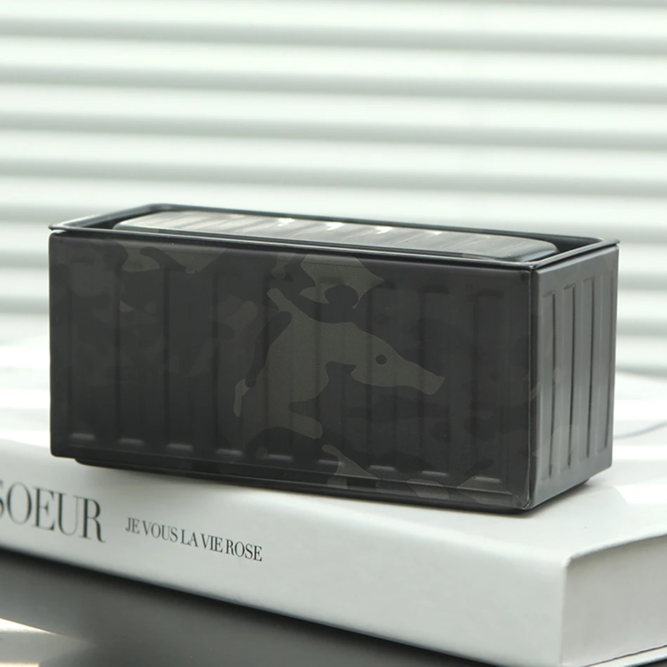 Miniature Storage Display Box Desktop Mini Container Model Mini Iron Storage Box Creative Decoration Collect Small Items Gifts