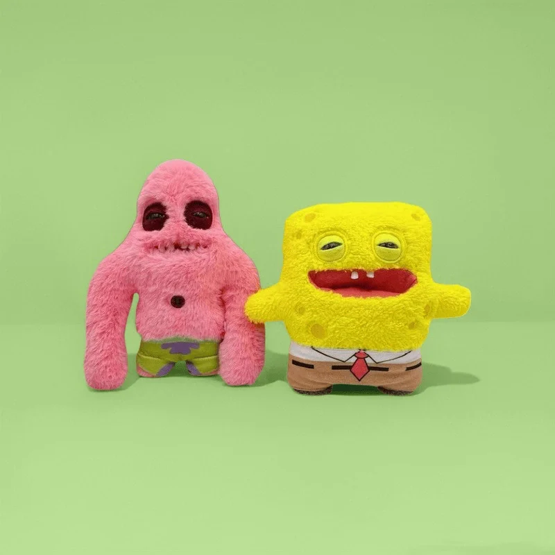Spongebob Squarepants Patrick Star Series Plush Toys Little Monsters Funny Ugly Monster Tooth Birthday Christmas Gift