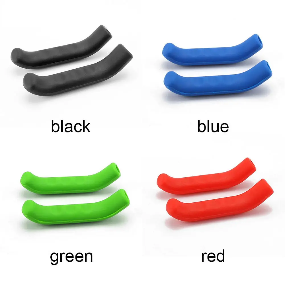 2pcs Bicycle Grips Bicycle Brake Handle Silicone Cover Mountain Bike Protective Rubber Handlebar Grips Cover Bicycle Accessories