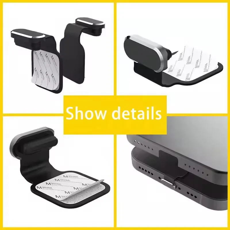 5/1Pcs Metal Dust Plugs Type C Charging Port Cover for iPhone 16/15 ProMax/15plus Universal USB-C Stopper Protector Cap Plugs