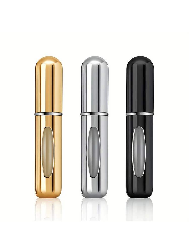 Mini Refillable Perfume Atomizer Aluminum, Travel Perfume Atomizer 5ml, Portable Perfume Dispenser, Refillable Perfume Case Rugg