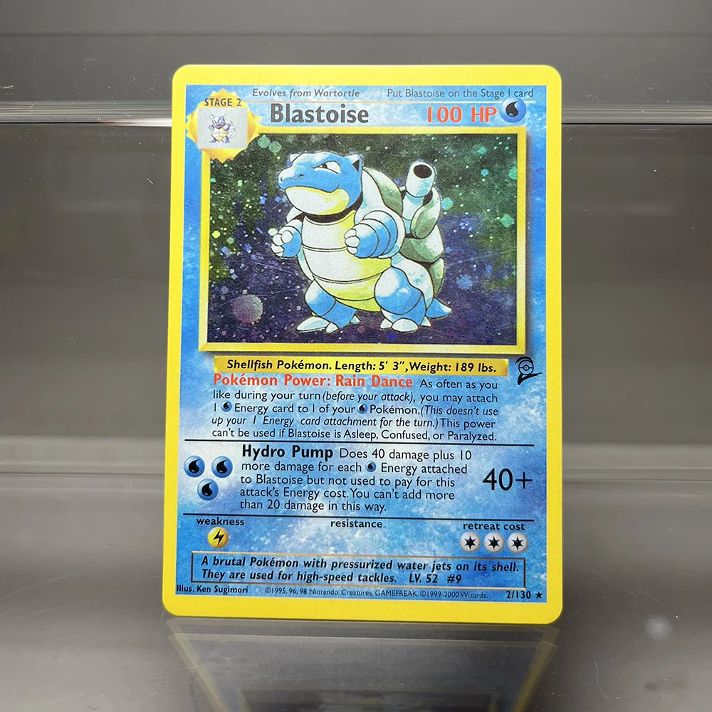 PKM Cards 1st Edition Charizard Blastoise Dragonite 1996 Base Set Single Foil Cards Game Collection Cards PTCG Proxy Cards