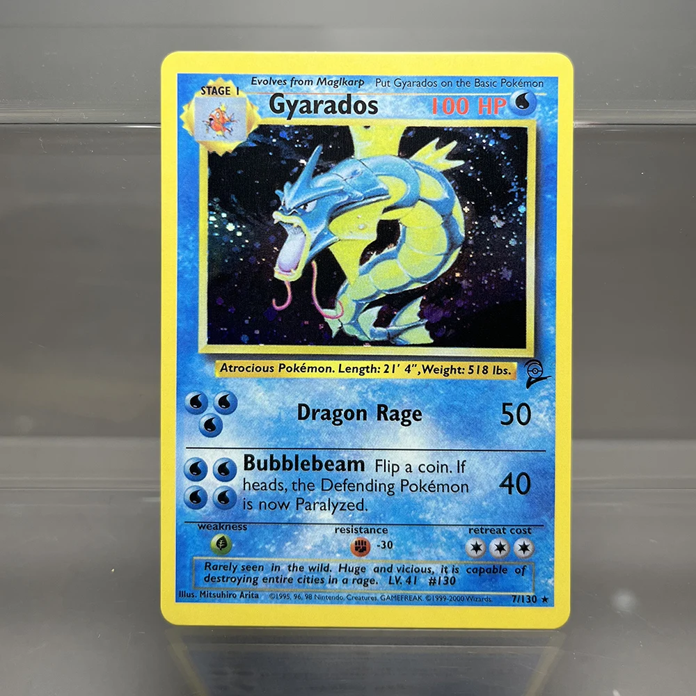 PKM Cards 1st Edition Charizard Blastoise Dragonite 1996 Base Set Single Foil Cards Game Collection Cards PTCG Proxy Cards