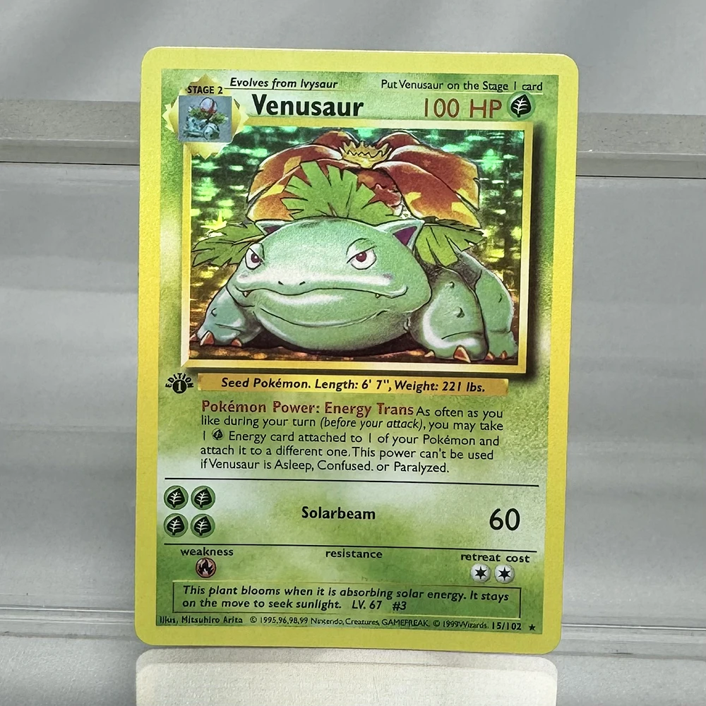 PKM Cards 1st Edition Charizard Blastoise Dragonite 1996 Base Set Single Foil Cards Game Collection Cards PTCG Proxy Cards