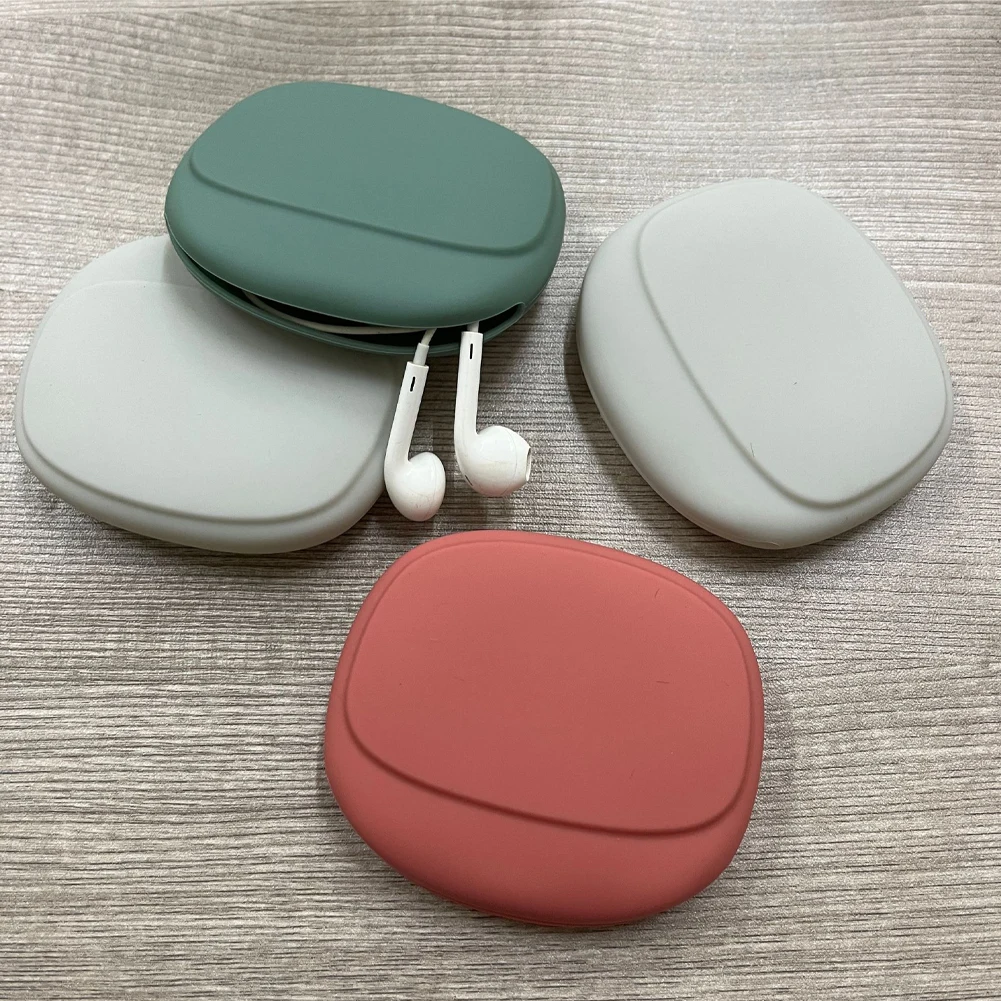 Silicone Cell Phone Cable Bag, Data Cable Storage Box, Travel Earphone, Wire Key, U Drive, USB Rating, Sauna