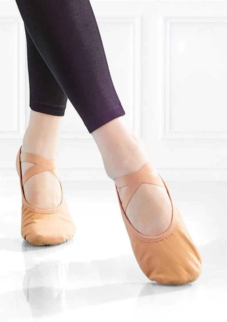 Women Ballet shoes Dance Adult Children Ballet Slippers Soft Sole Professional Canvas Dance Training Shoes for Ballet