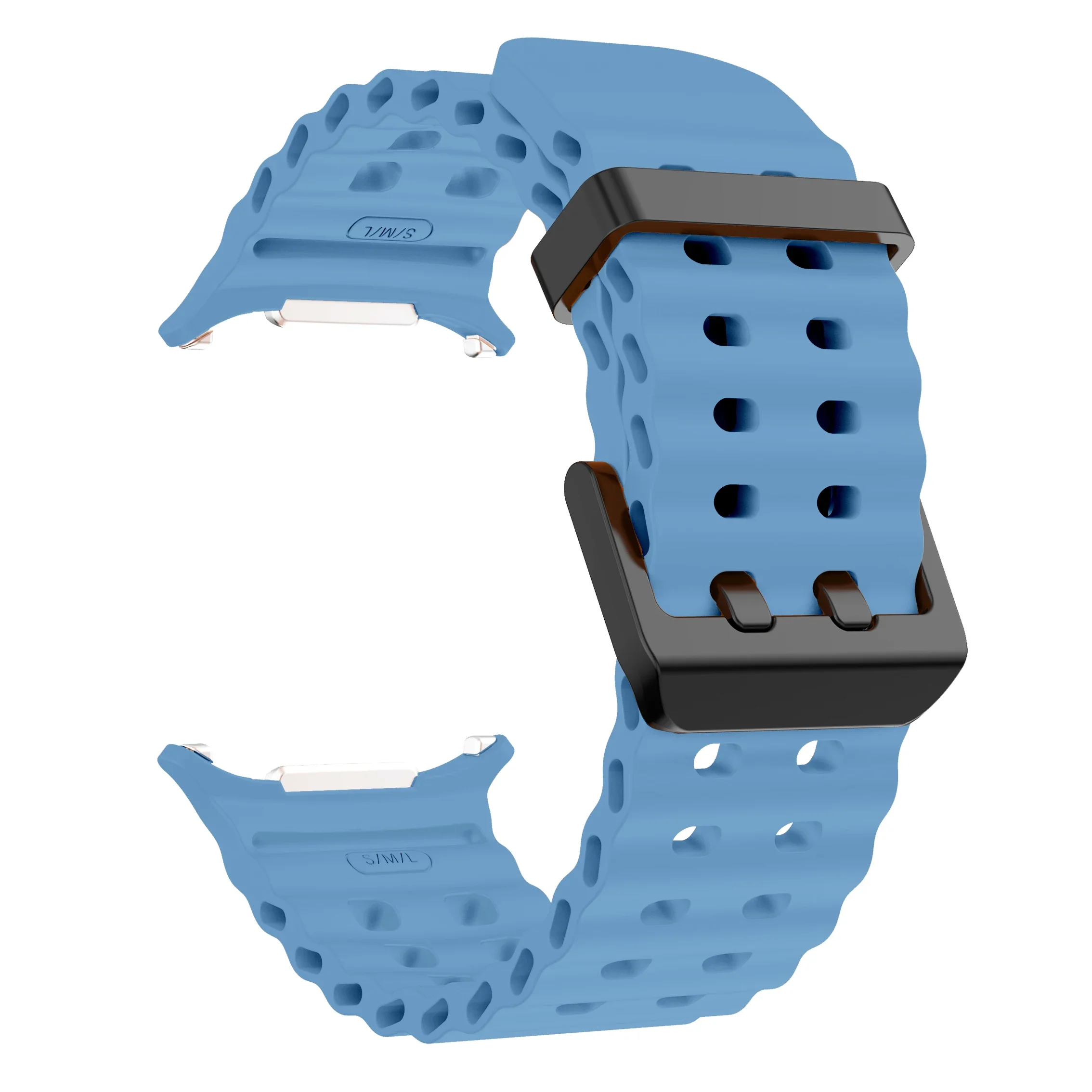 Marine Band For Samsung Galaxy Watch Ultra 47mm Sports Silicone Strap Bracelet For GalaxyWatch Ultra Watchband Accessories