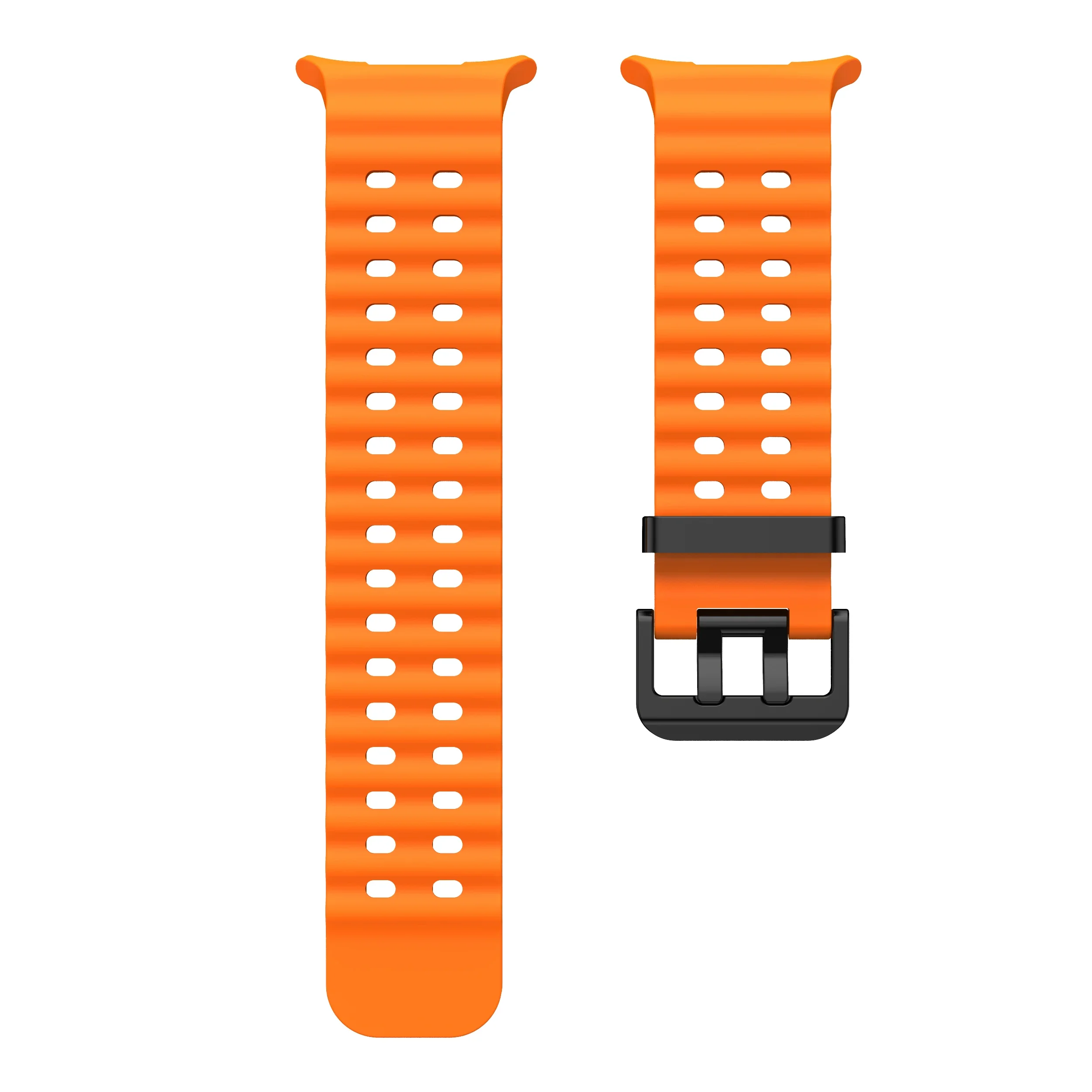 Marine Band For Samsung Galaxy Watch Ultra 47mm Sports Silicone Strap Bracelet For GalaxyWatch Ultra Watchband Accessories