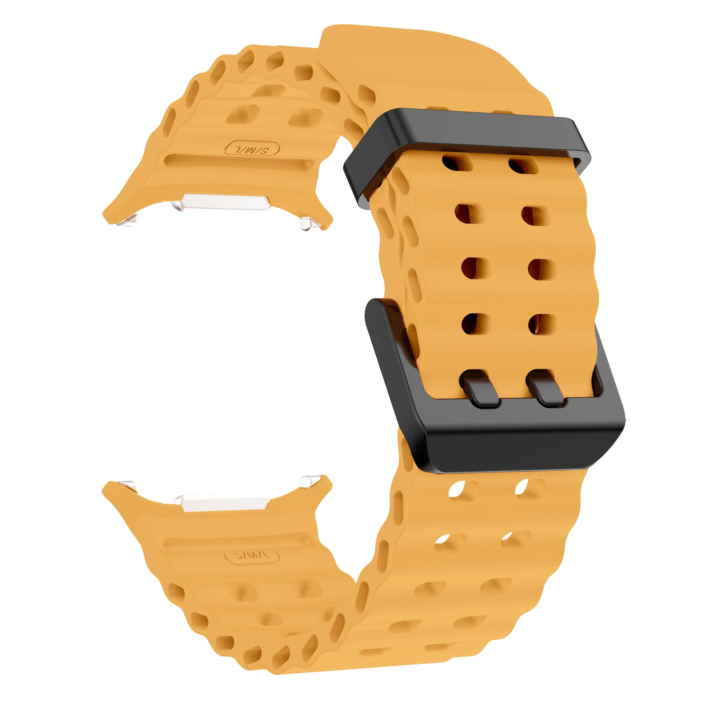 Marine Band For Samsung Galaxy Watch Ultra 47mm Sports Silicone Strap Bracelet For GalaxyWatch Ultra Watchband Accessories
