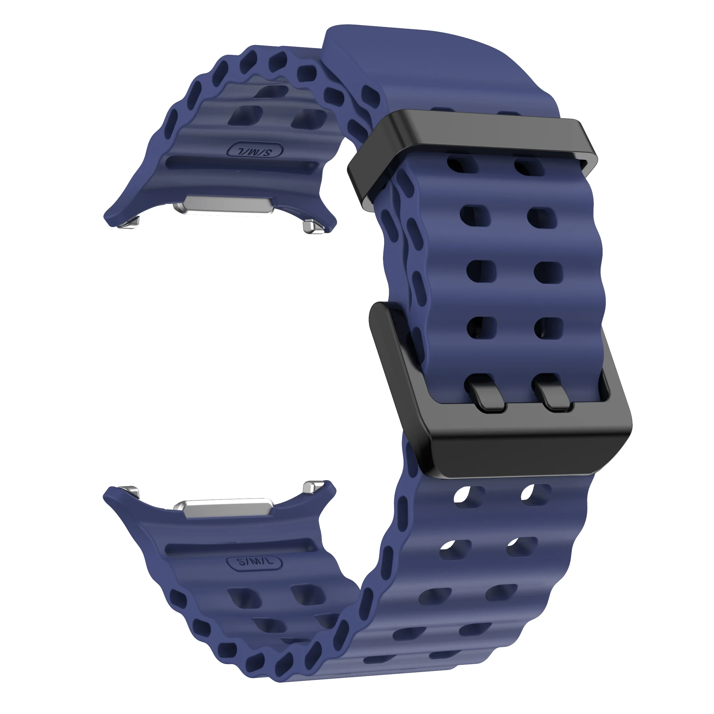 Marine Band For Samsung Galaxy Watch Ultra 47mm Sports Silicone Strap Bracelet For GalaxyWatch Ultra Watchband Accessories