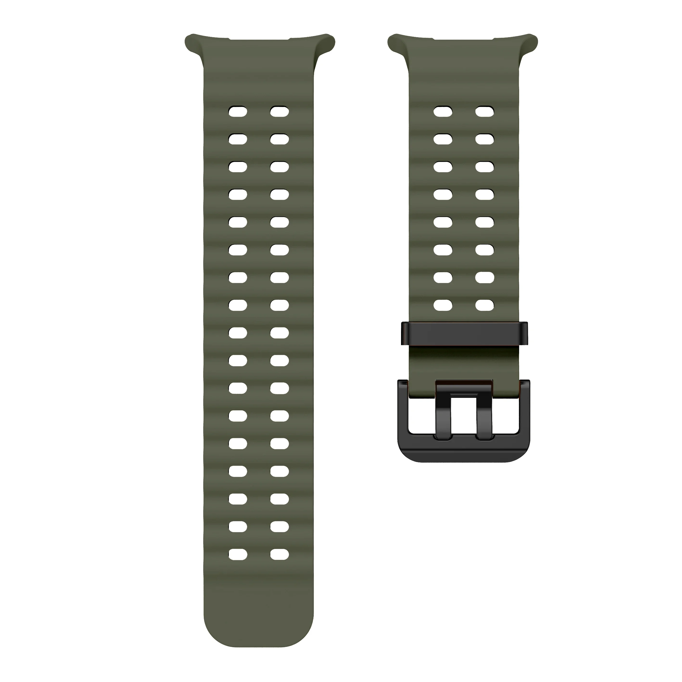 Marine Band For Samsung Galaxy Watch Ultra 47mm Sports Silicone Strap Bracelet For GalaxyWatch Ultra Watchband Accessories