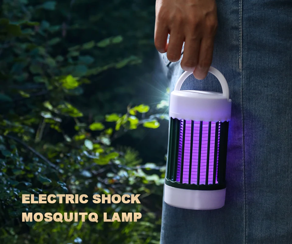 Electric Mosquito Killer Lamp UV Light Bug Zapper Trap USB 5V Summer Fly Swatter Insect Killer Light ﻿Camping