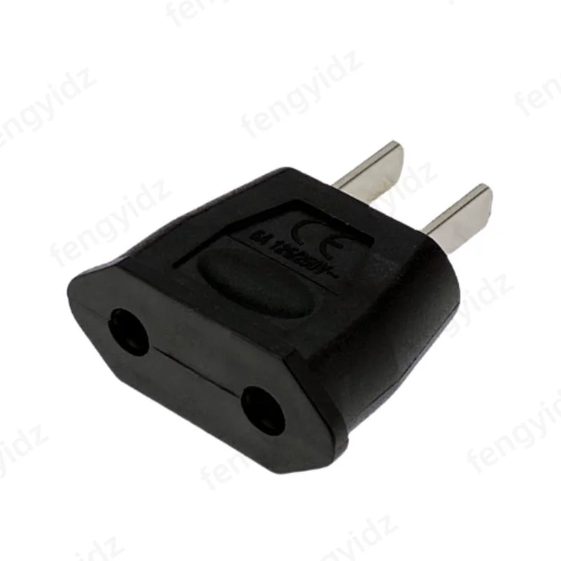 American China To EU Europe Travel Power Adapter 2 pin US To EU Plug Adapter