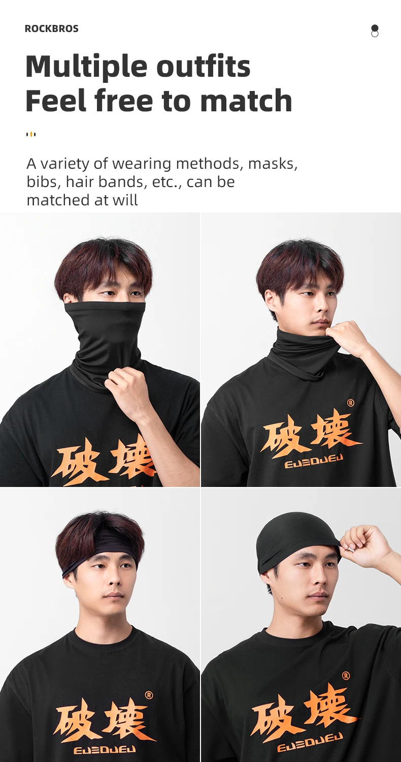 ROCKBROS Winter Keep Warm Cycling Face Mask Fleece Hiking Camping Ski Balaclava Neck Scarf Windproof MTB Road Bicycle Bike Mask