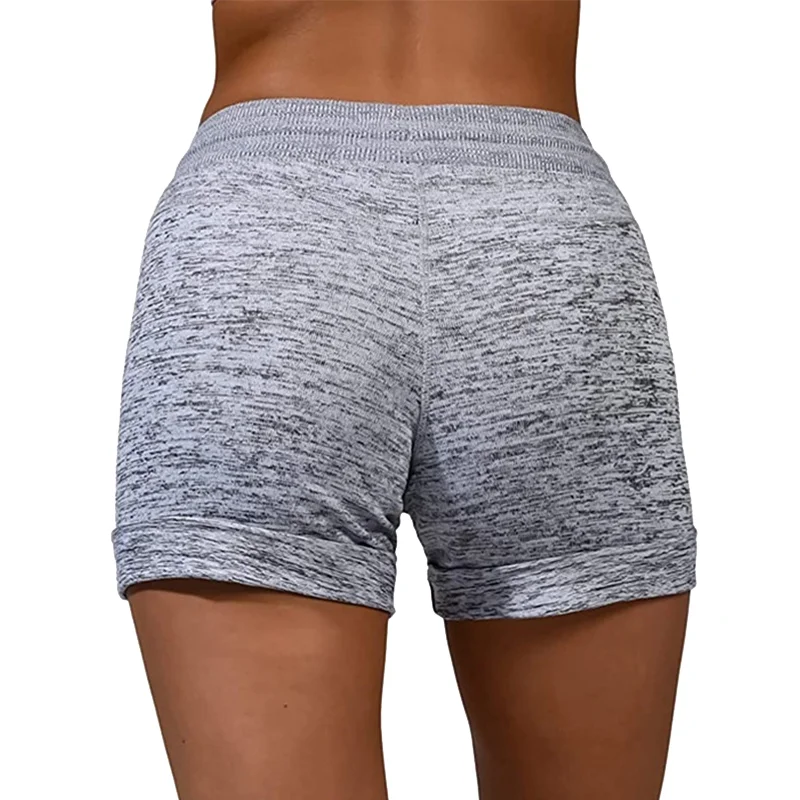 Summer Shorts Women's Love Printed Quick Drying Shorts YOGA SHORTS Women's Leisure Sports Fitness Shorts High Waist Drawstring