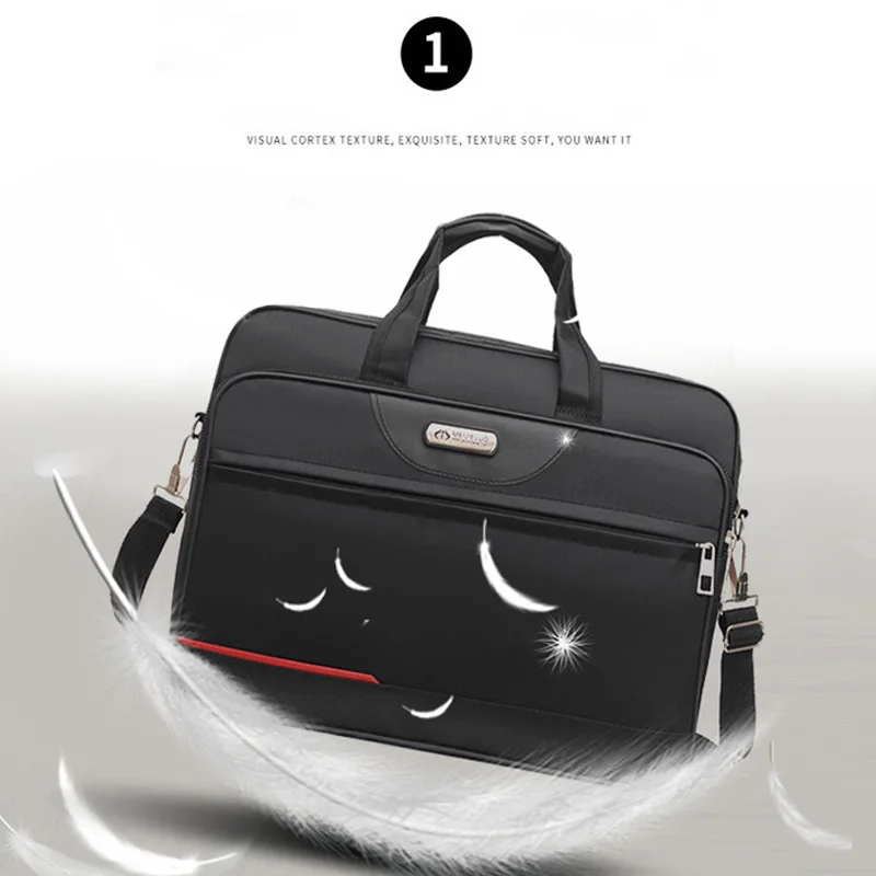 High-Capacity Business Briefcase - Laptop & Document Organizer Bag for Office & Weekend Travel (Durable Storage Solution)