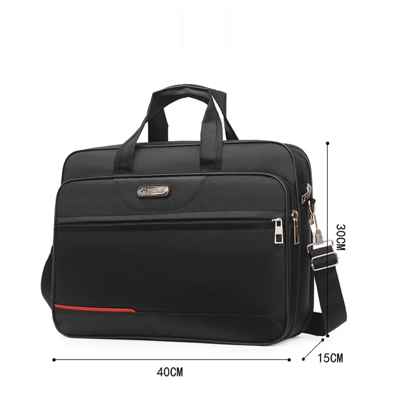 High-Capacity Business Briefcase - Laptop & Document Organizer Bag for Office & Weekend Travel (Durable Storage Solution)